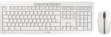 CHERRY 785082781 CHERRY Tastatur-Maus-Set Stream JD-8500DE hellgrau Die hause