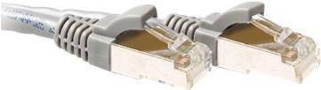 ACT Grey 25 meter LSZH SFTP CAT6A patch cable snagless with RJ45 connectors
