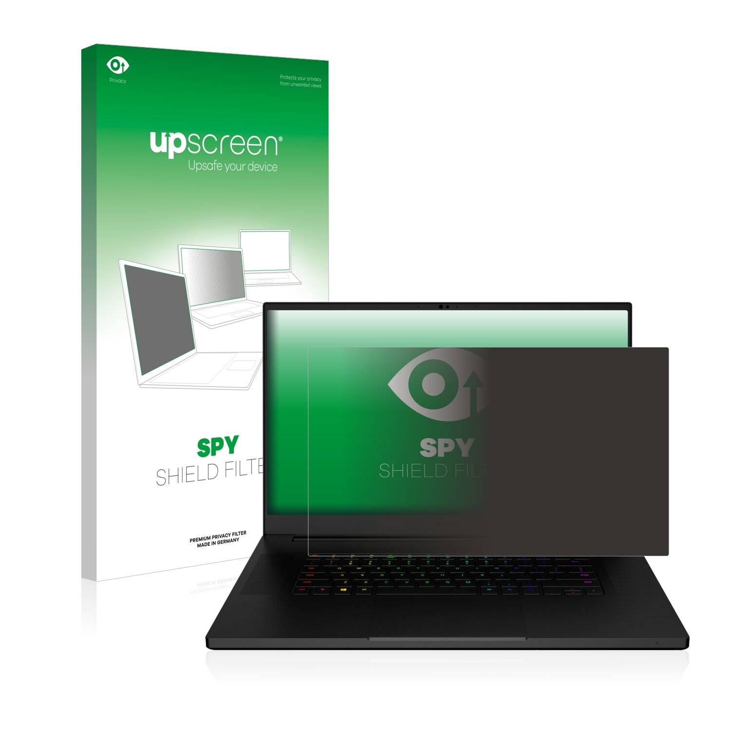 upscreen Spy Shield Filter Premium Blickschutzfilter für Razer Blade Pro