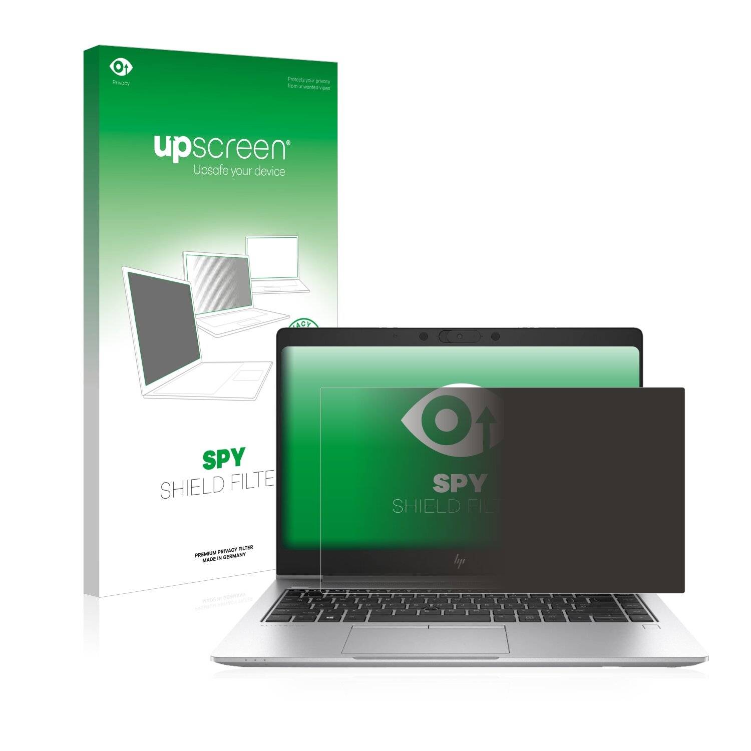 upscreen Spy Shield Filter Premium Blickschutzfilter für HP EliteBook 745