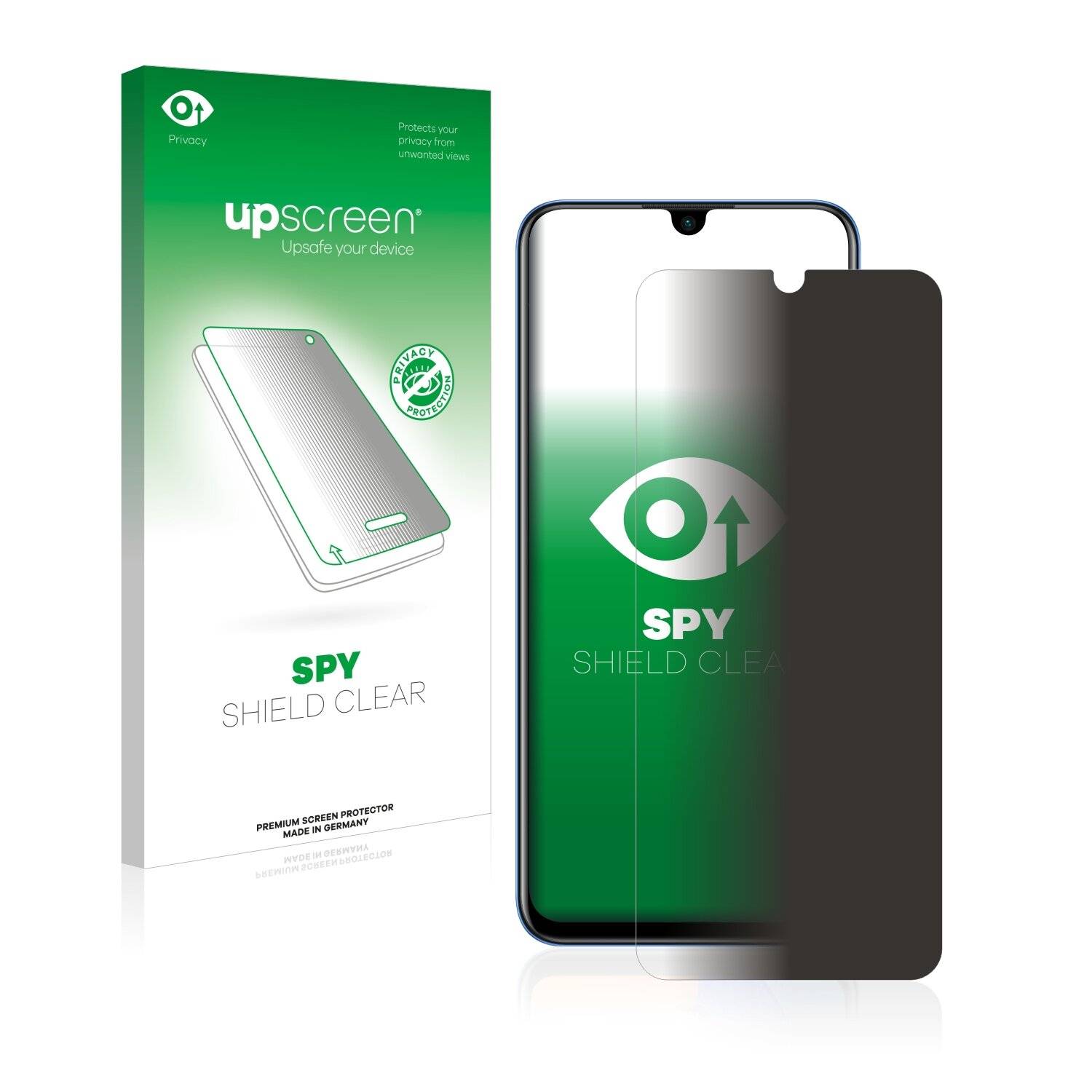 upscreen Spy Shield Clear Premium Blickschutzfolie für Huawei Nova 8