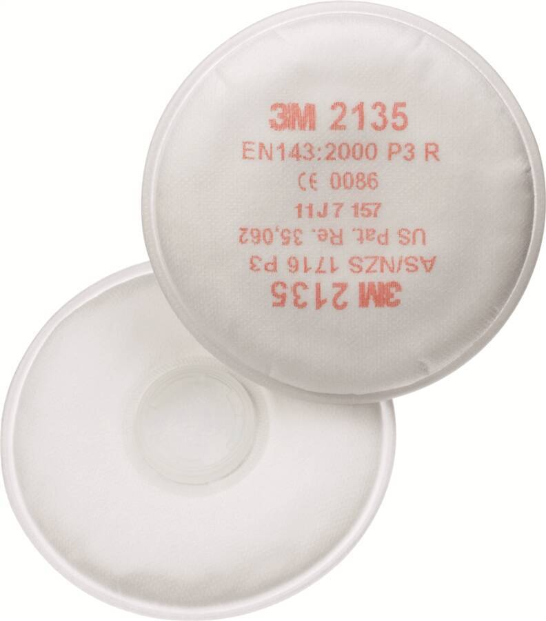Partikelfilter 3M™ 2135 Filter 2135 Schutzstufe P3R Schutz gegen feste und flüssige Partikel