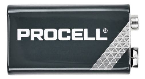 1St. Indexa 6LR61, DURACELL 9V alkalische Blockbatterie 9 Volt, 6LF22, 9V-Block, E-Block Industrial