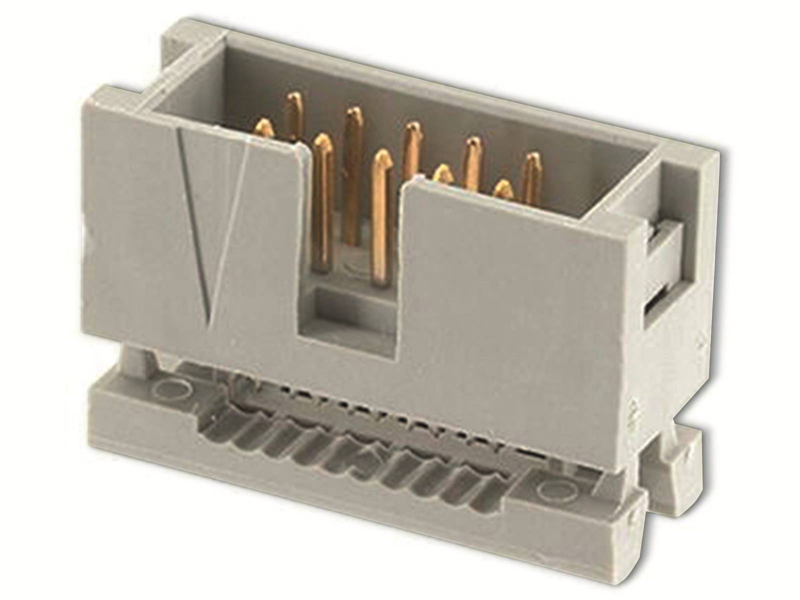 ECON CONNECT Wannenstecker, DIN 41651, 10-polig, schneidklemm, RM 2,54 mm