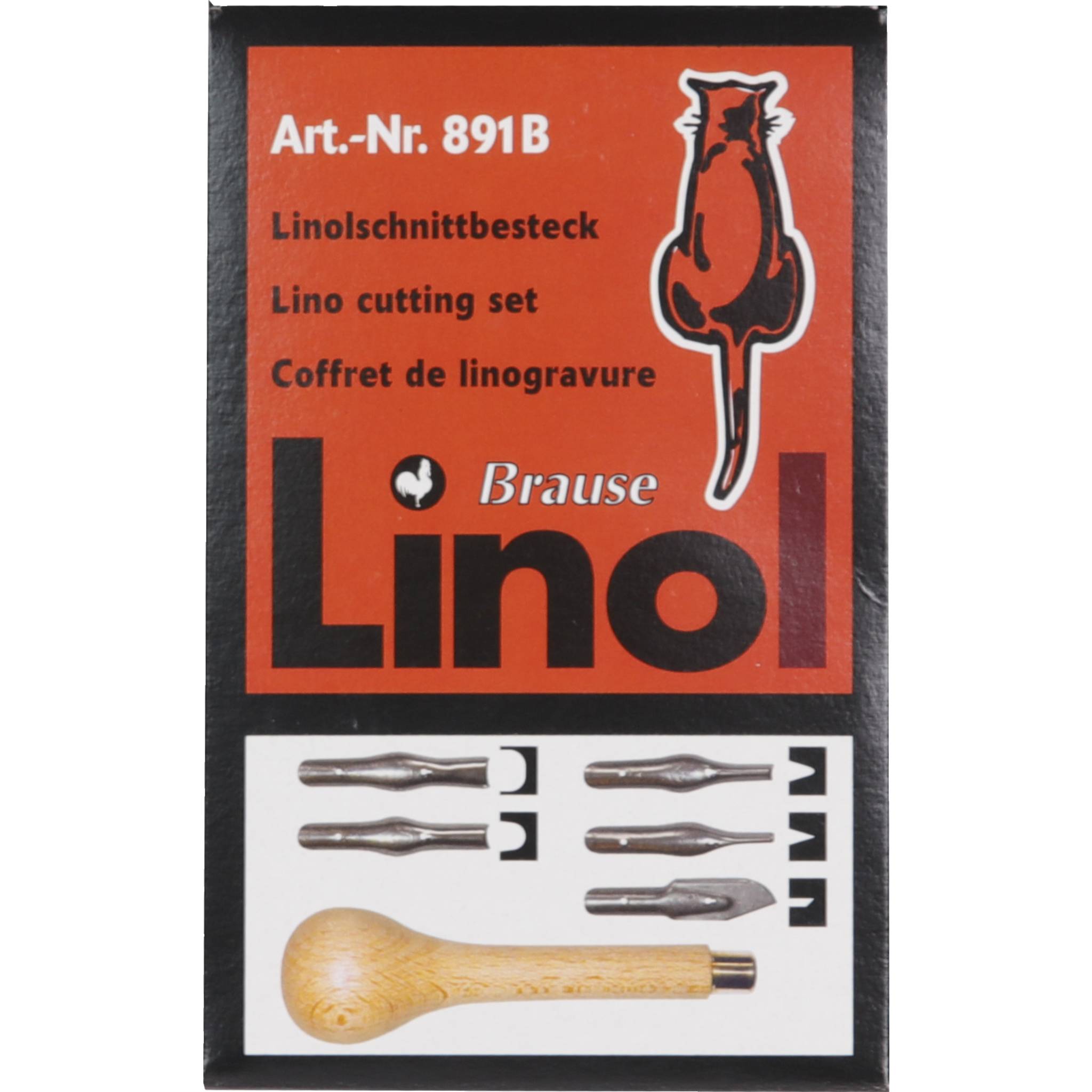 Brause Linolschnitt-Set 891B