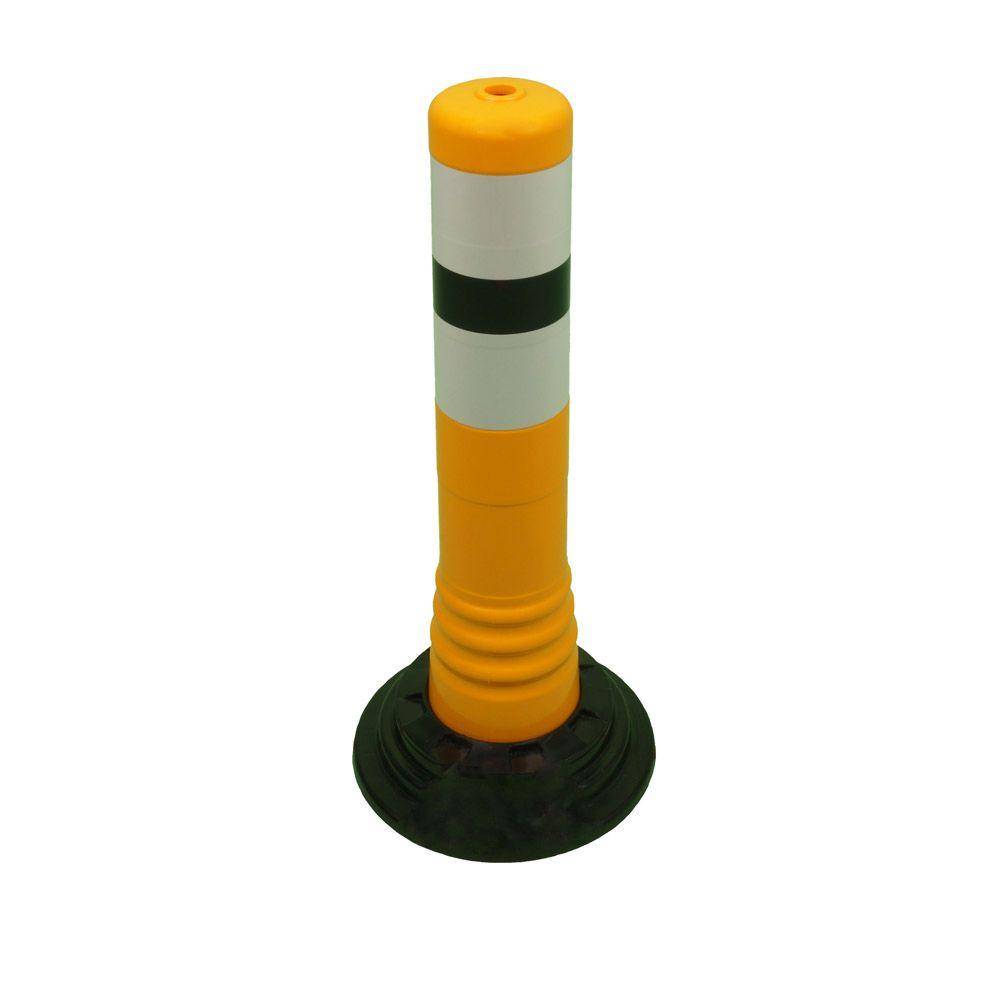 Absperrpfosten - PUR - flexibel - 450 mm - reflektierend - gelb