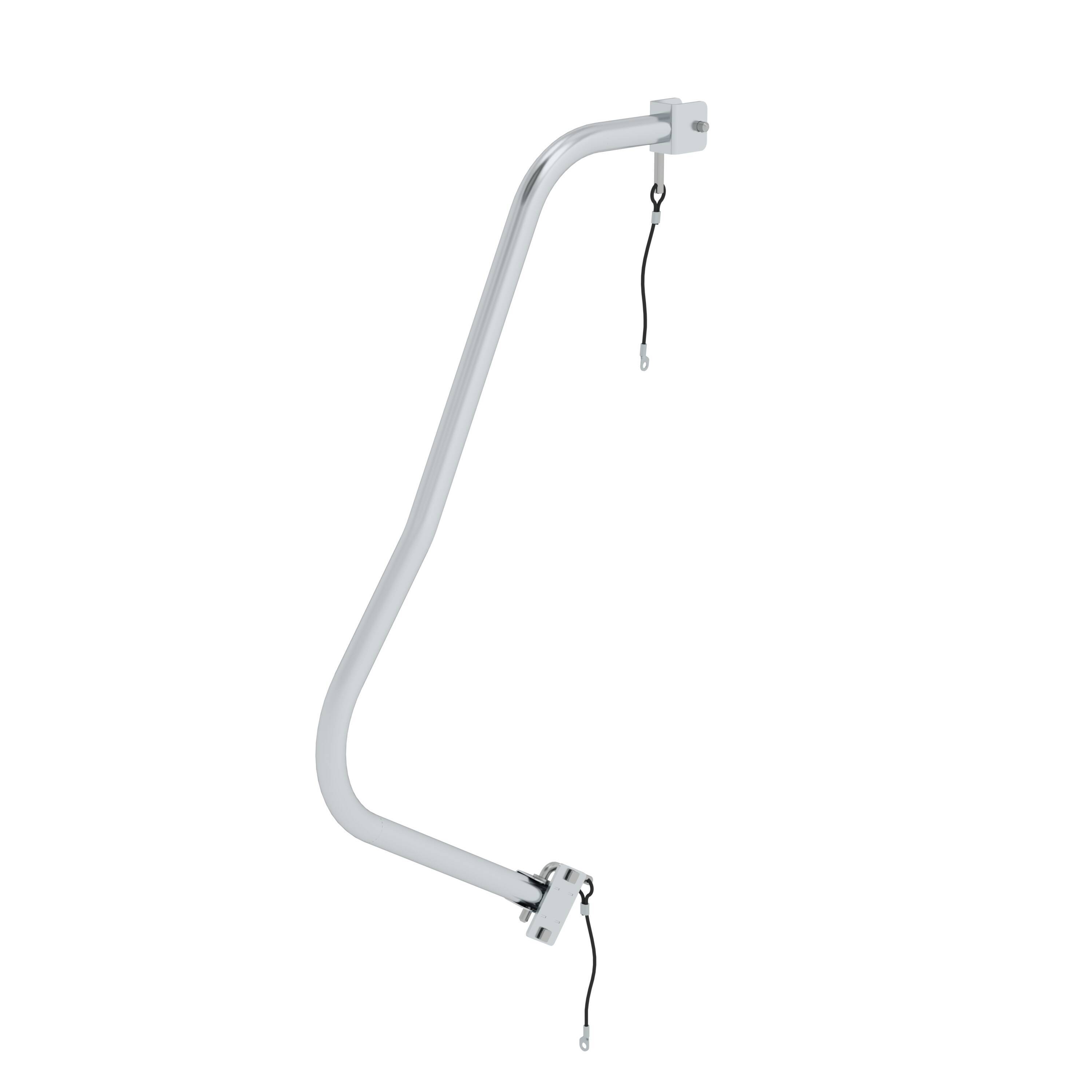 Munk Handlauf steckbar links für Podesttreppe 3-4-stufig