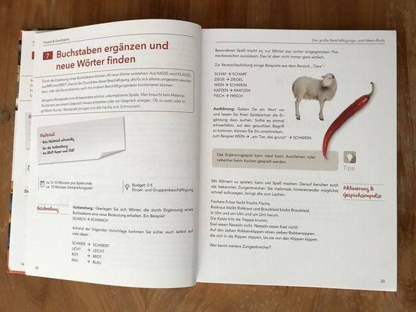 Das große Beschäftigungsbuch für Menschen mit Demenz. Ideen, Spiele, Beschäftigungen für Senioren mit Demenz. Ratgeber.