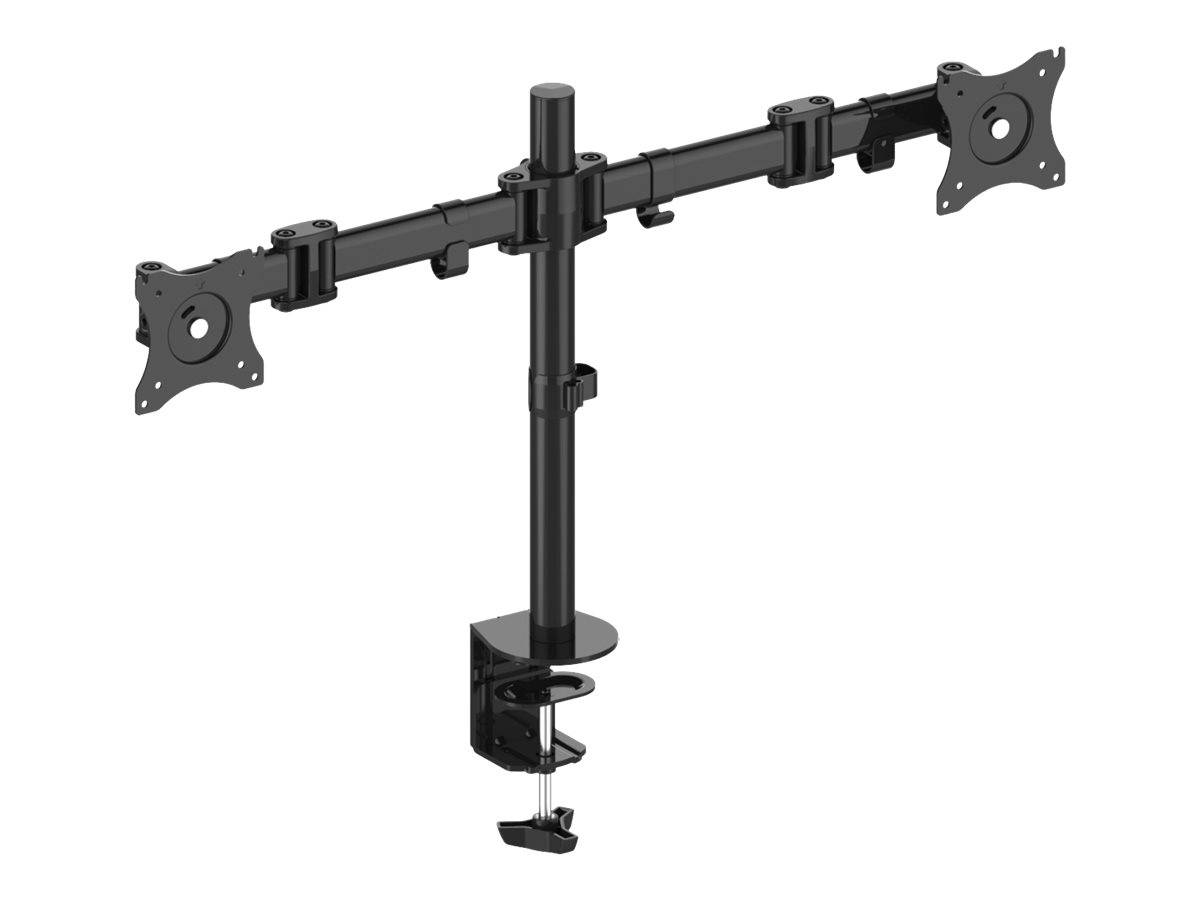 PURELINK - PureMounts PM-OFFICE-02 - Befestigungskit (Tischmontage, 2 Gelenkarme, 2 VESA-Adapter, Rohr)
