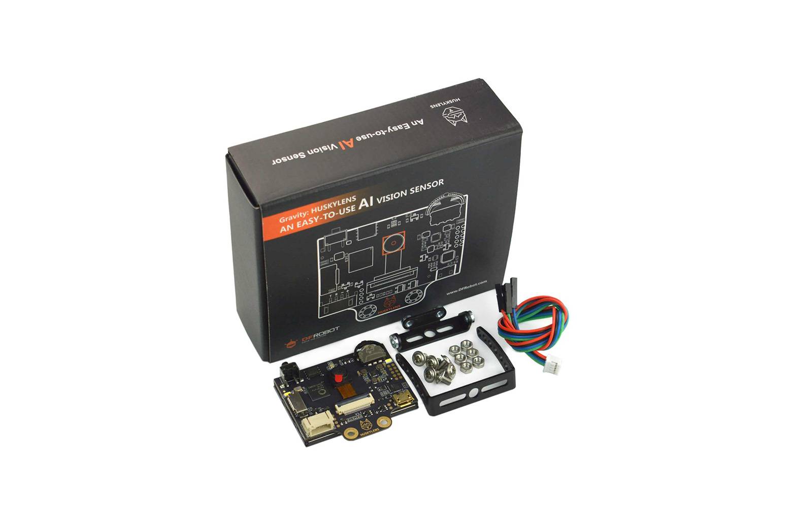 DFRobot Gravity: HuskyLens K210 AI Kamera (No-Code Vision Sensor für STEM, Arduino & micro:bit)