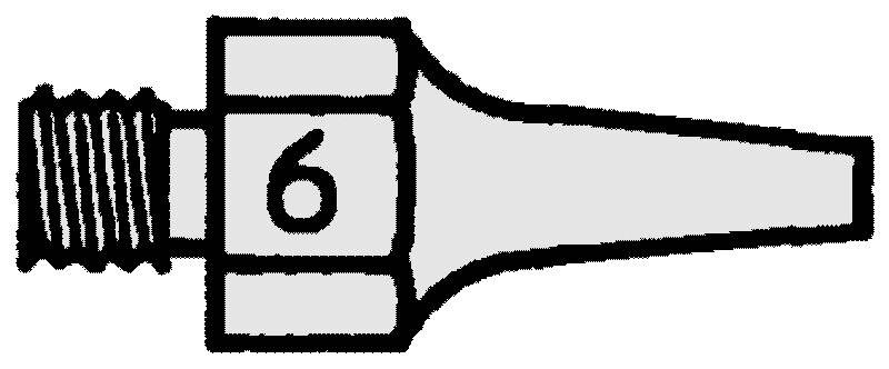 DS 116 Saugdüse, Außen 2,7 mm, Innen 1,2 mm