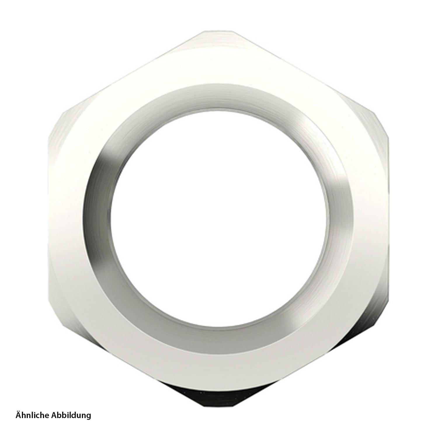 LAPP Reduzierung M/M von M25x1,5 auf M20x1,5 Sechskant Messing (CuZn) vernickelt Anschlussgewinde 6,5mm - 1 Stück