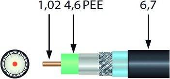 TELEVES TELEVES Koaxkabel 100m Spule SK2003PLUS