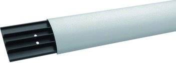 HAGER Aufbodenkanal Kst lgr 75x18x2000mm SL1807507035 RAL7035 3Trennw