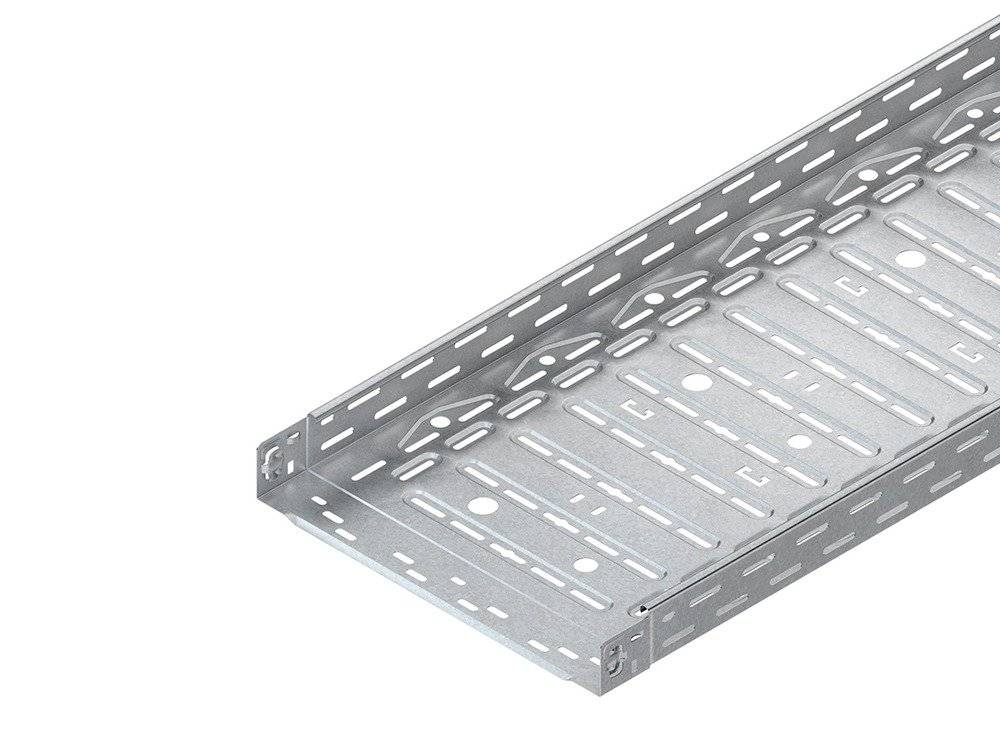Niedax Kabelrinne 60x400x0,9mm ST 3000mm RLVC 60.400 int.Verb Seitenl f.Funkterh