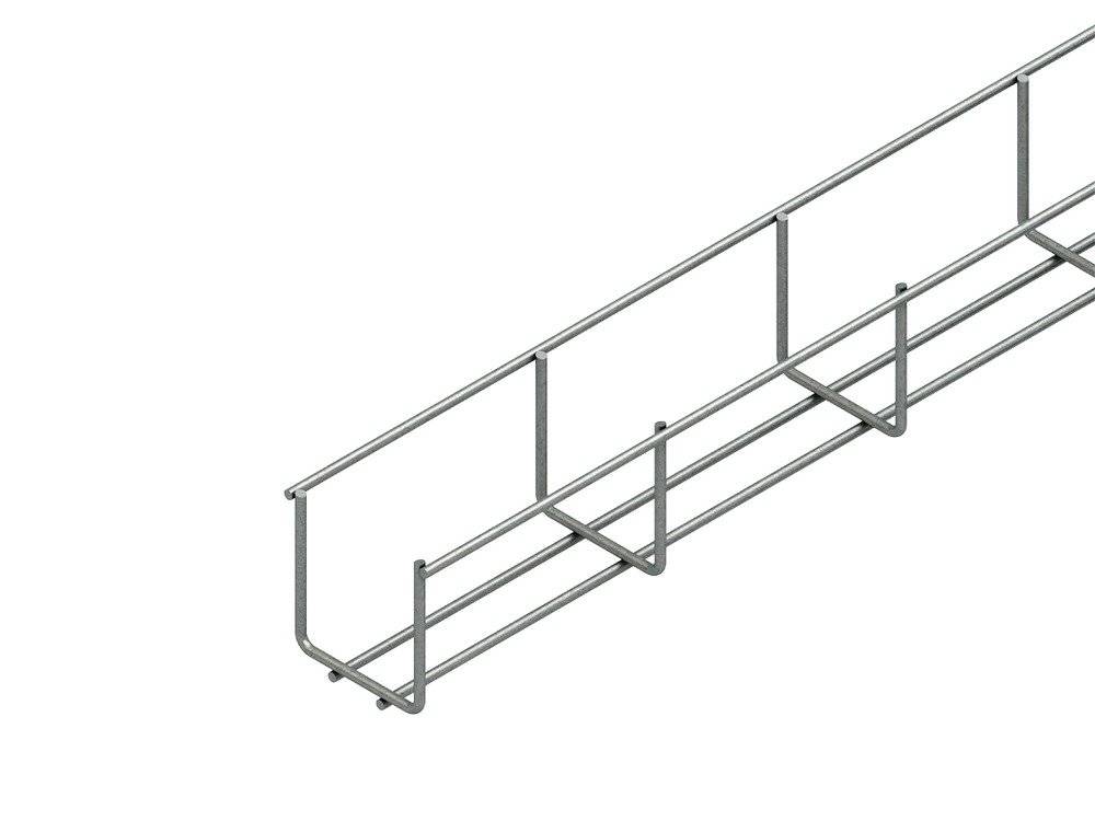 Niedax Gitterrinne VA U-Form Ø3,5mm GR 60.060 E3 60x60x3000mm schraubl.Verb