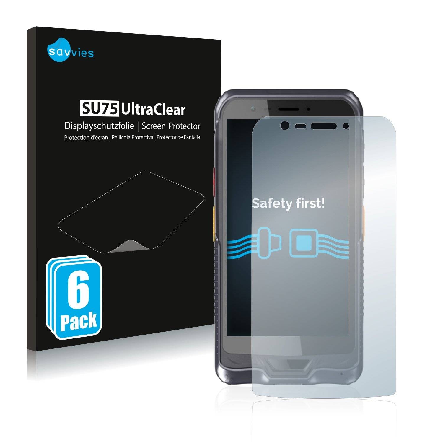 6x Savvies SU75 Displayschutzfolie für Bressner Scorpion