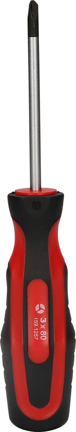 KS TOOLS Werkzeuge-Maschinen GmbH ERGOTORQUEplus® Schraubendreher fürTRI-WING-Schrauben, #3 (159.1257)