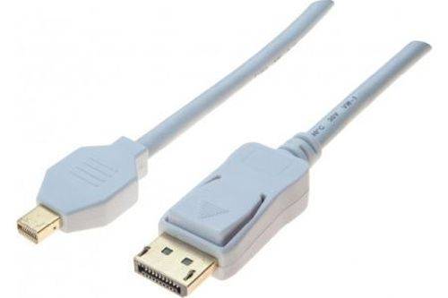 DisplayPort 1.2 zu Mini DisplayPort Adapterkabel, 4K, DisplayPort St./ Mini DisplayPort St., 2,0 m