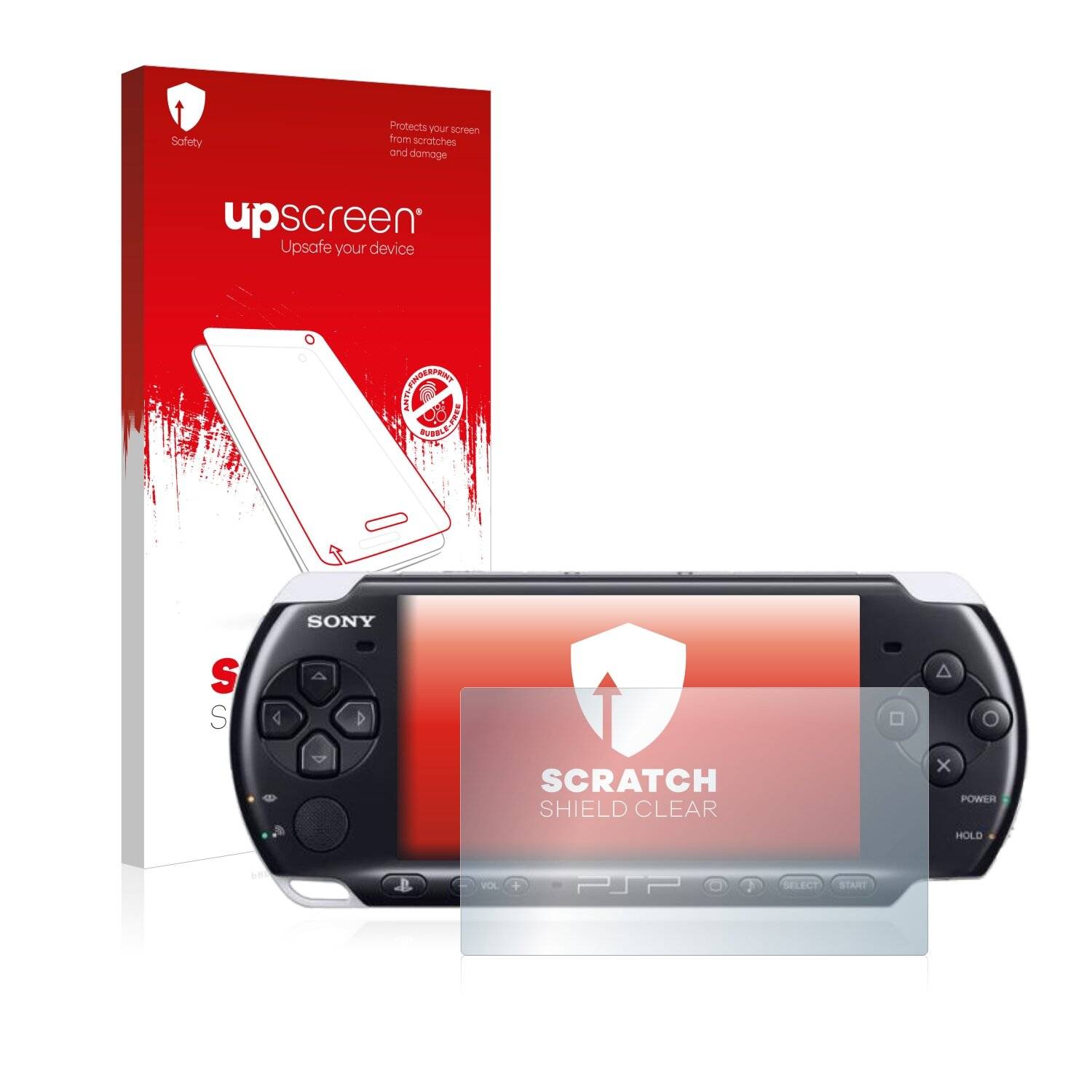 upscreen Scratch Shield Clear Premium Displayschutzfolie für Sony PSP