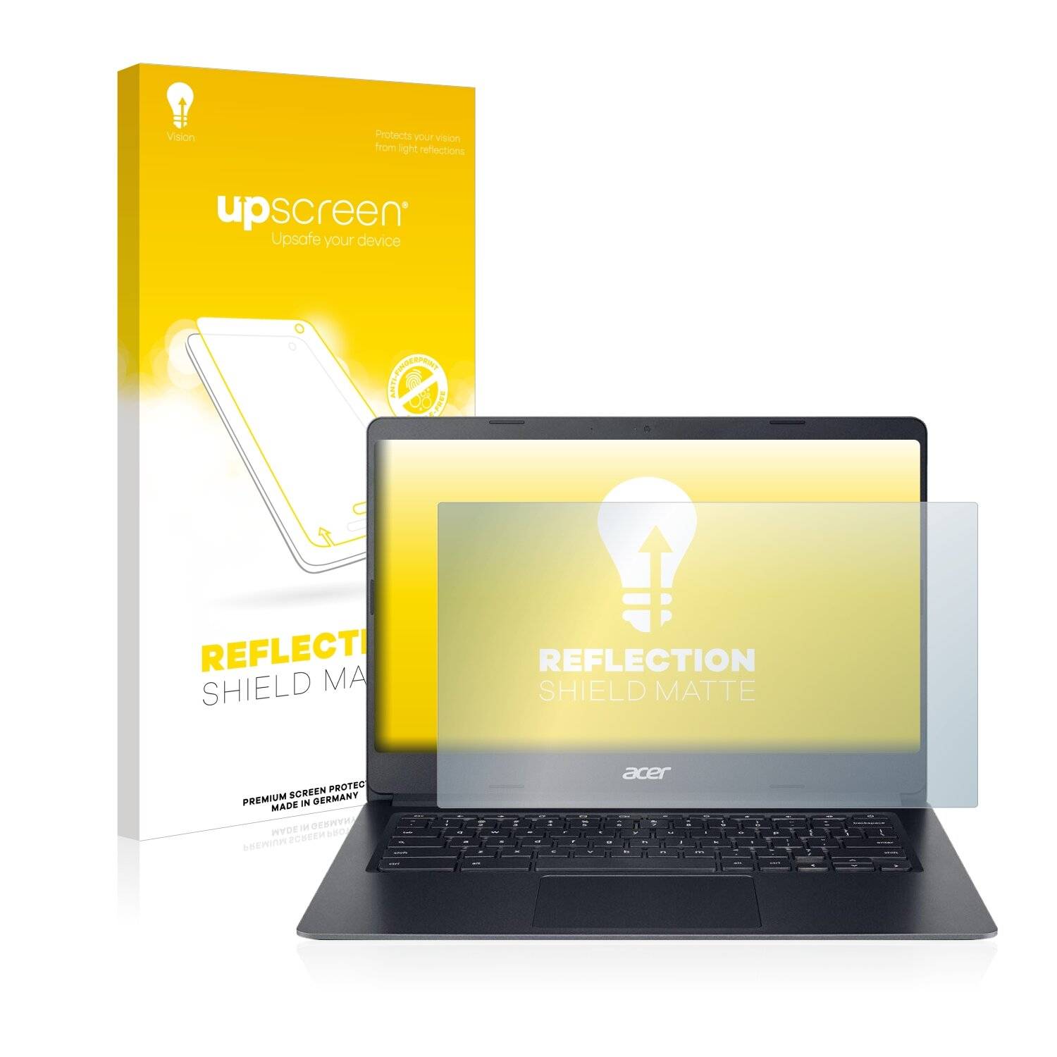 upscreen Reflection Shield Matte Premium Displayschutzfolie für Acer Chromebook