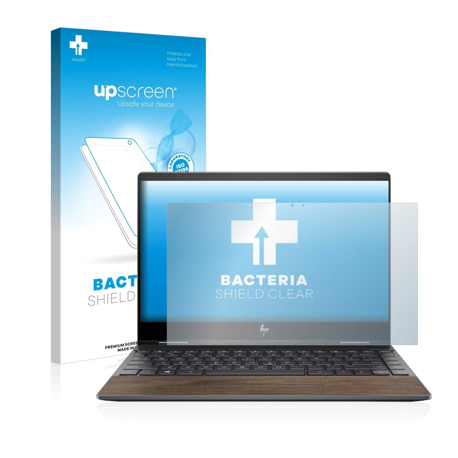 upscreen Bacteria Shield Clear Premium Antibakterielle Displayschutzfolie für HP Envy x360