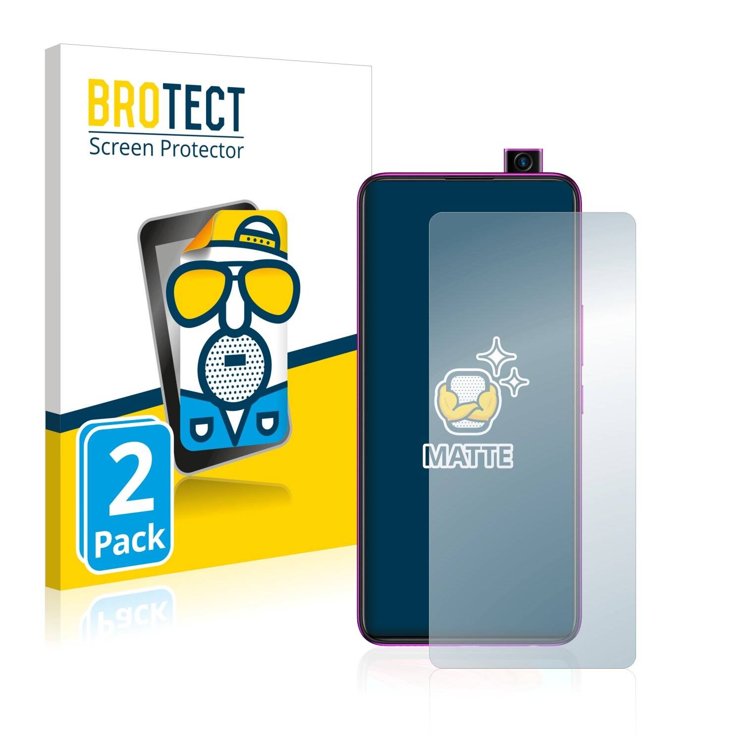 2x BROTECT Matte Displayschutzfolie für Infinix S5 Pro - Entspiegelt,