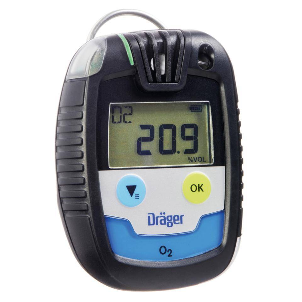 Dräger Eingasmessgerät Pac 6500 O2 (Sauerstoff), 84x64x20mm, 106g