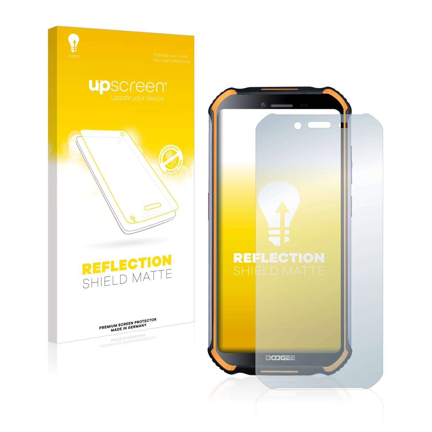 upscreen Reflection Shield Matte Premium Displayschutzfolie für Doogee