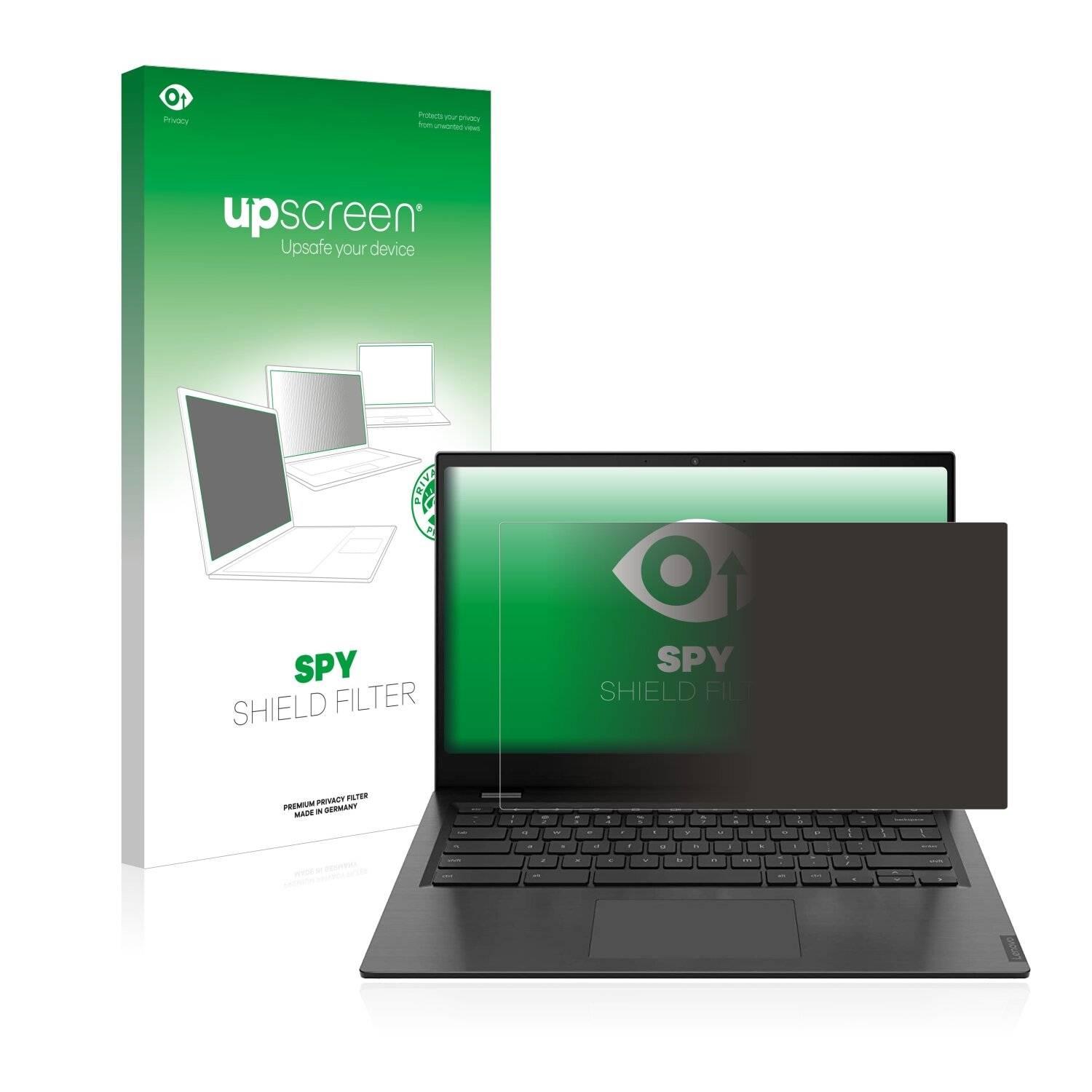 upscreen Spy Shield Filter Premium Blickschutzfilter für Lenovo Chromebook