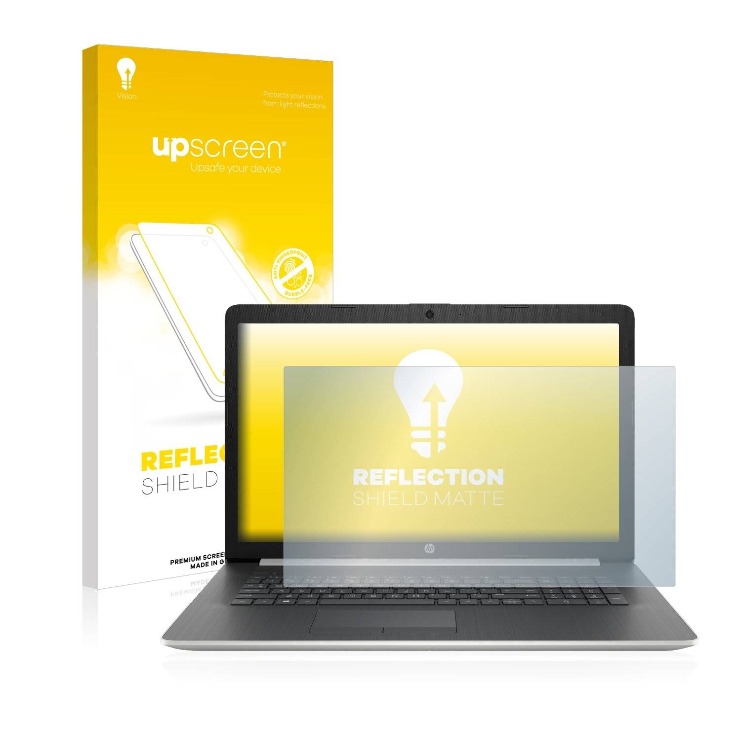 upscreen Reflection Shield Matte Premium Displayschutzfolie für HP