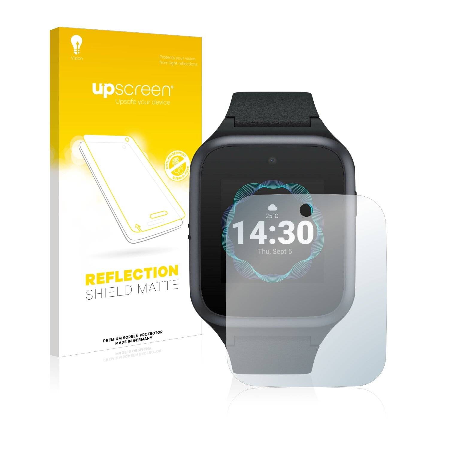 upscreen Reflection Shield Matte Premium Displayschutzfolie für TCL Movetime FamilyWatch
