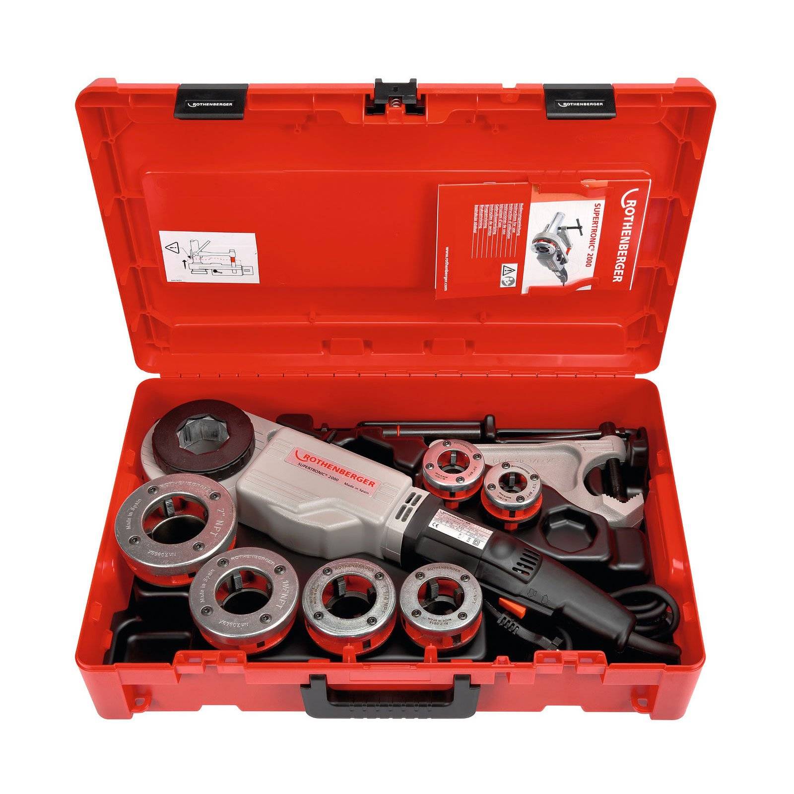 ROTHENBERGER SUPERTRONIC 2000-Set, NPT, 1/2-2", 230V - 71257