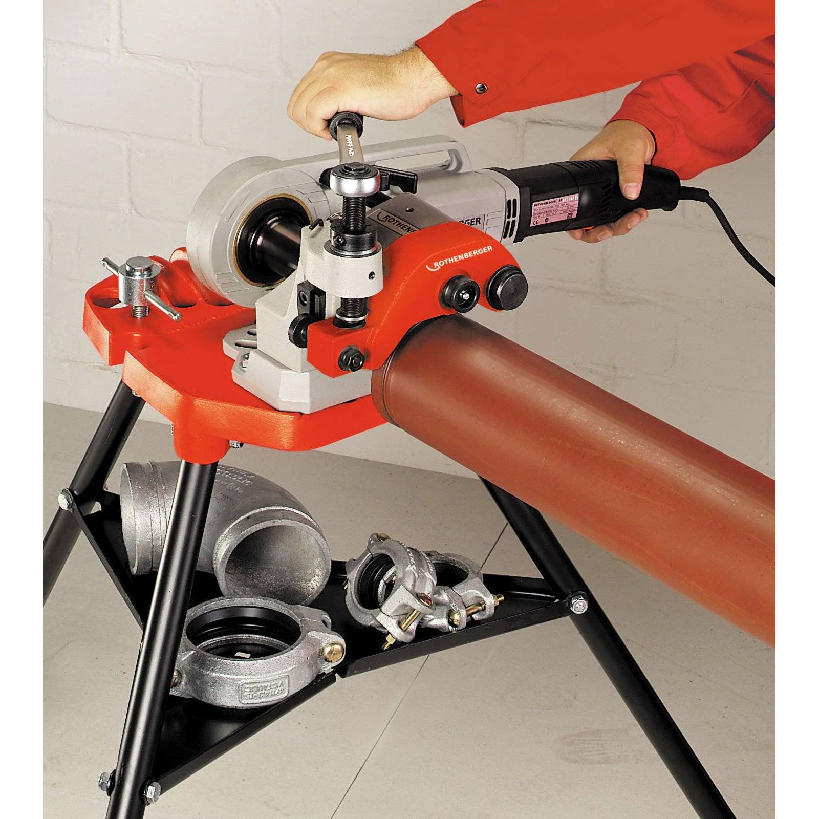 ROTHENBERGER SUPERTRONIC 2000-Set, NPT, 1/2-2", 230V - 71257