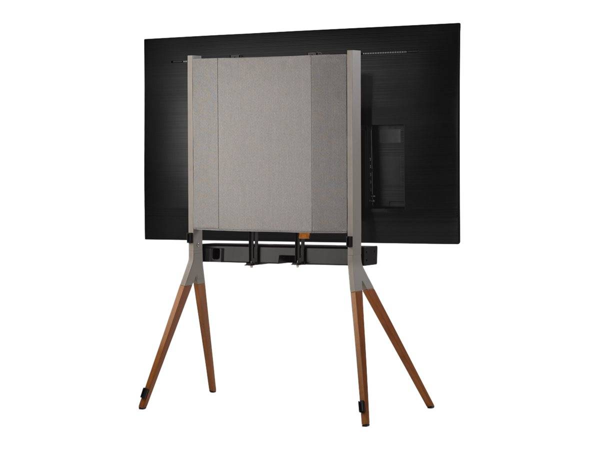 One For All Falcon Universal WM 7481 - Aufstellung - für LCD TV / Soundbar - Nußbaum, gunmetal-grau - Bildschirmgröße: 8