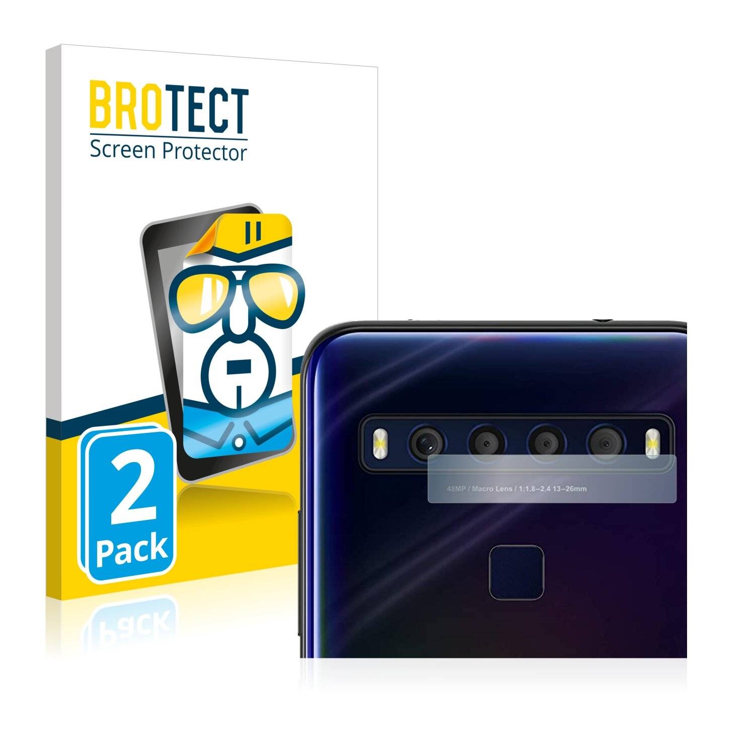 2x BROTECT HD-Clear Displayschutzfolie für TCL 10L (NUR