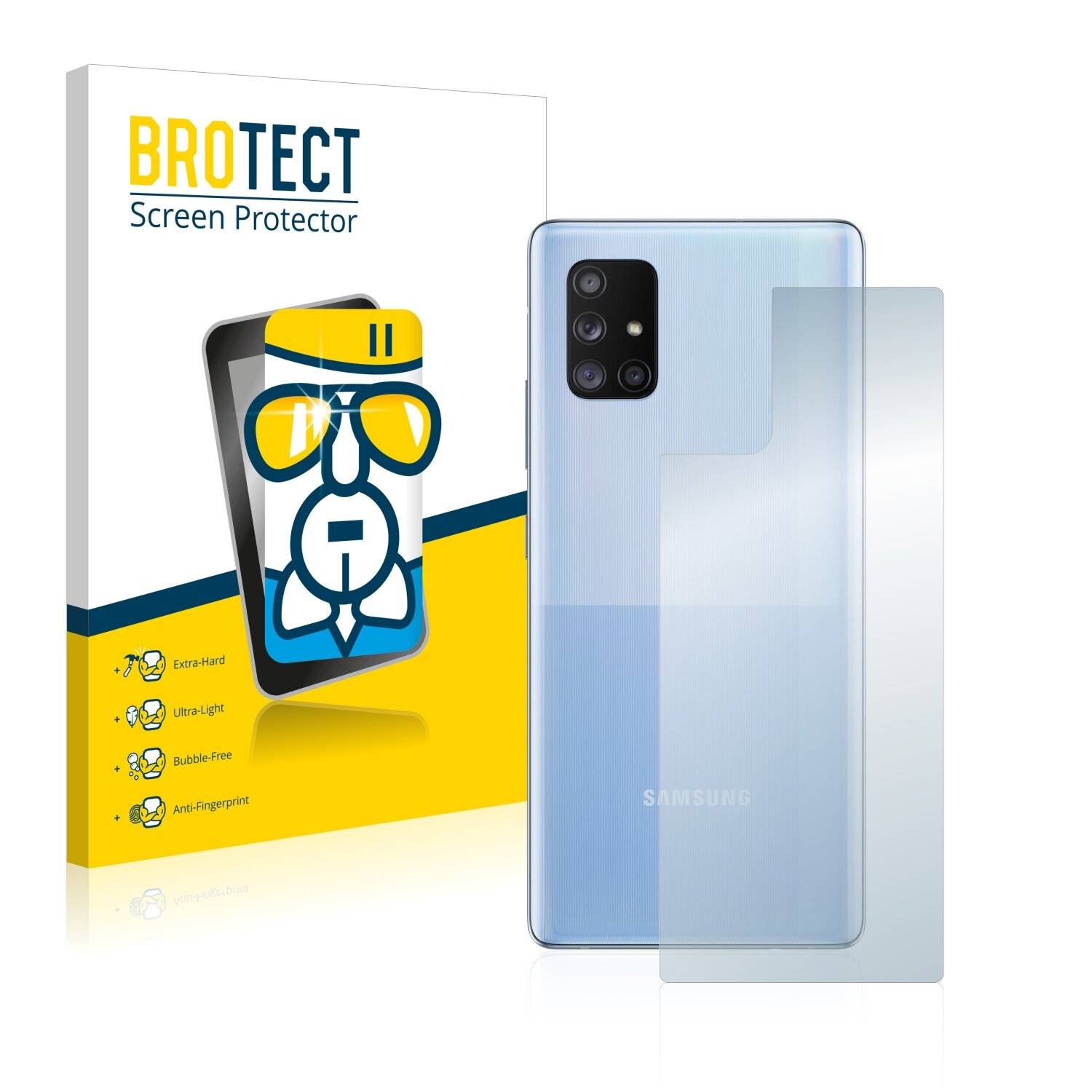 BROTECT AirGlass Schutzglas Folie für Samsung Galaxy A71 5G