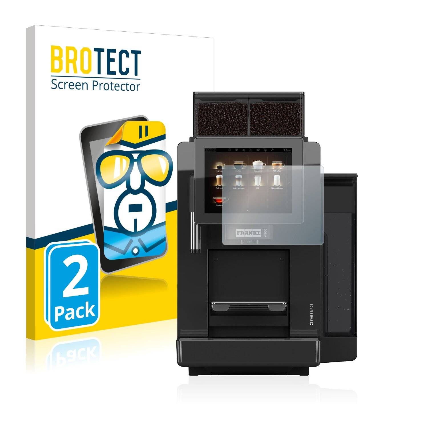 2x BROTECT HD-Clear Displayschutzfolie für Franke