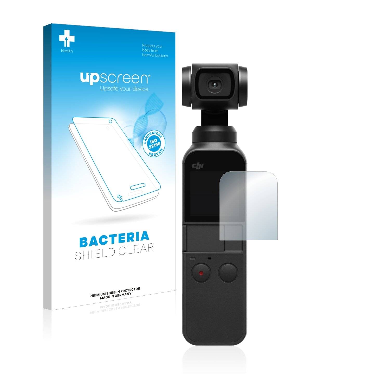 upscreen Bacteria Shield Clear Premium Antibakterielle Displayschutzfolie für DJI Osmo
