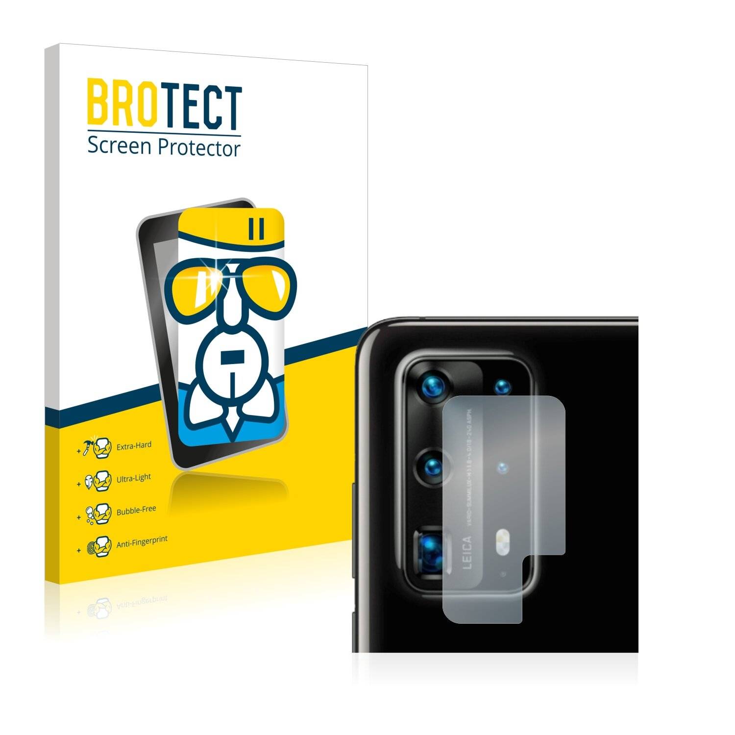 BROTECT AirGlass Schutzglas Folie für Huawei P40 Pro Plus (NUR
