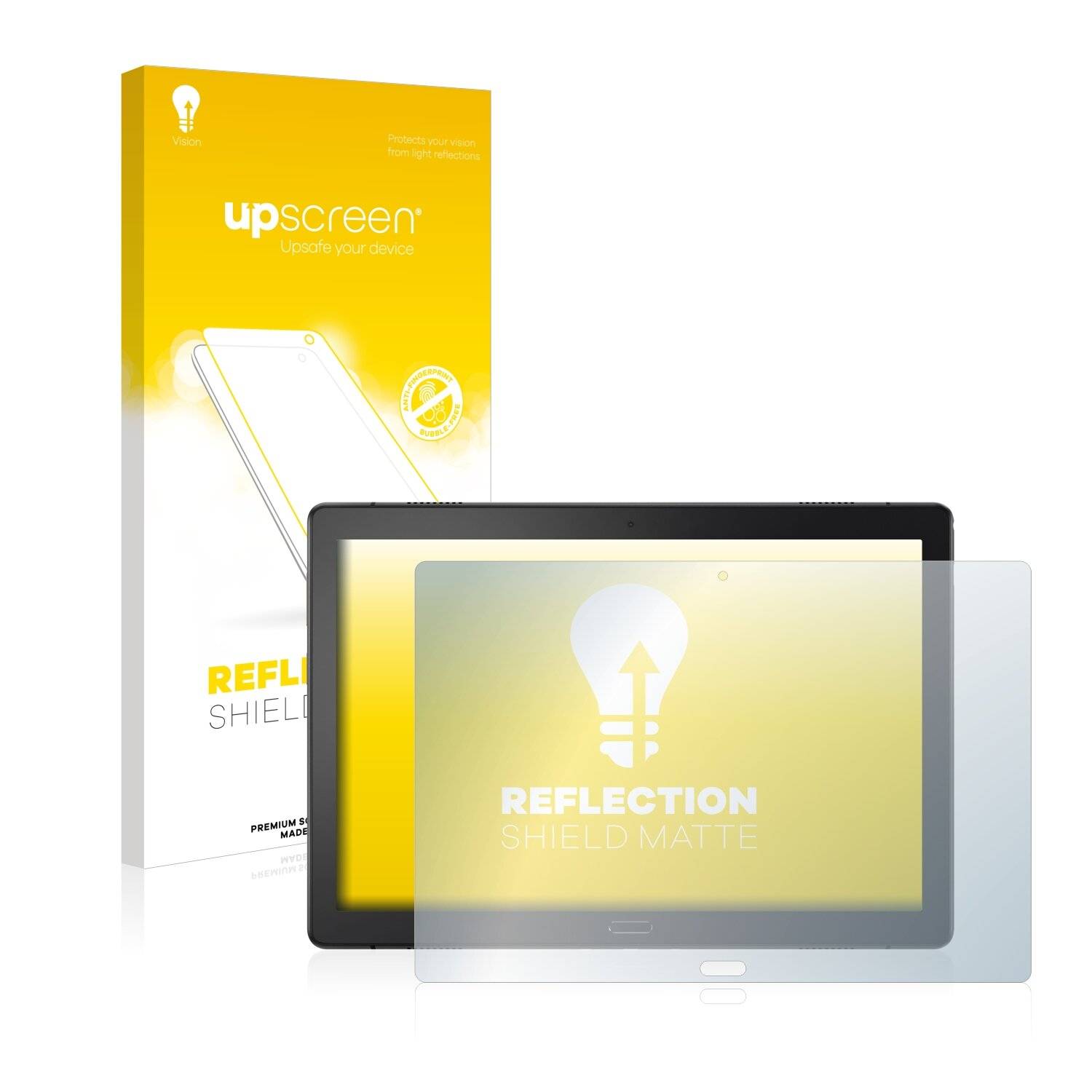 upscreen Reflection Shield Matte Premium Displayschutzfolie für Lenovo SmartTab