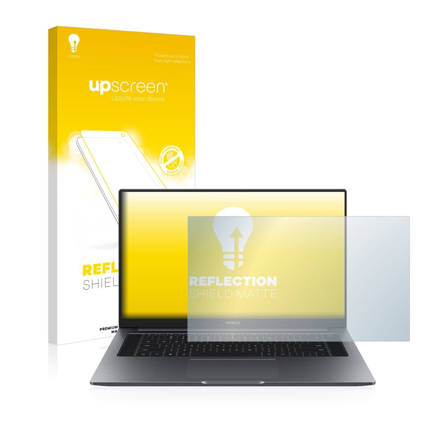 upscreen Reflection Shield Matte Premium Displayschutzfolie für Honor MagicBook