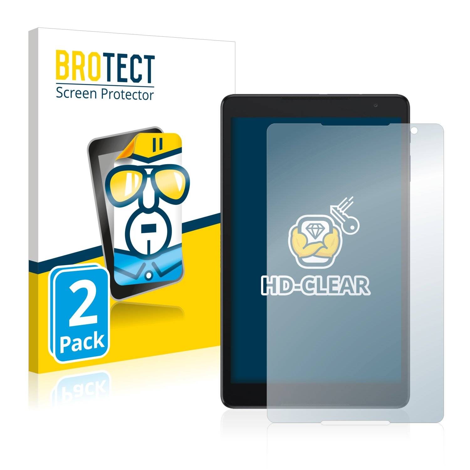 2x BROTECT HD-Clear Displayschutzfolie für Alcatel