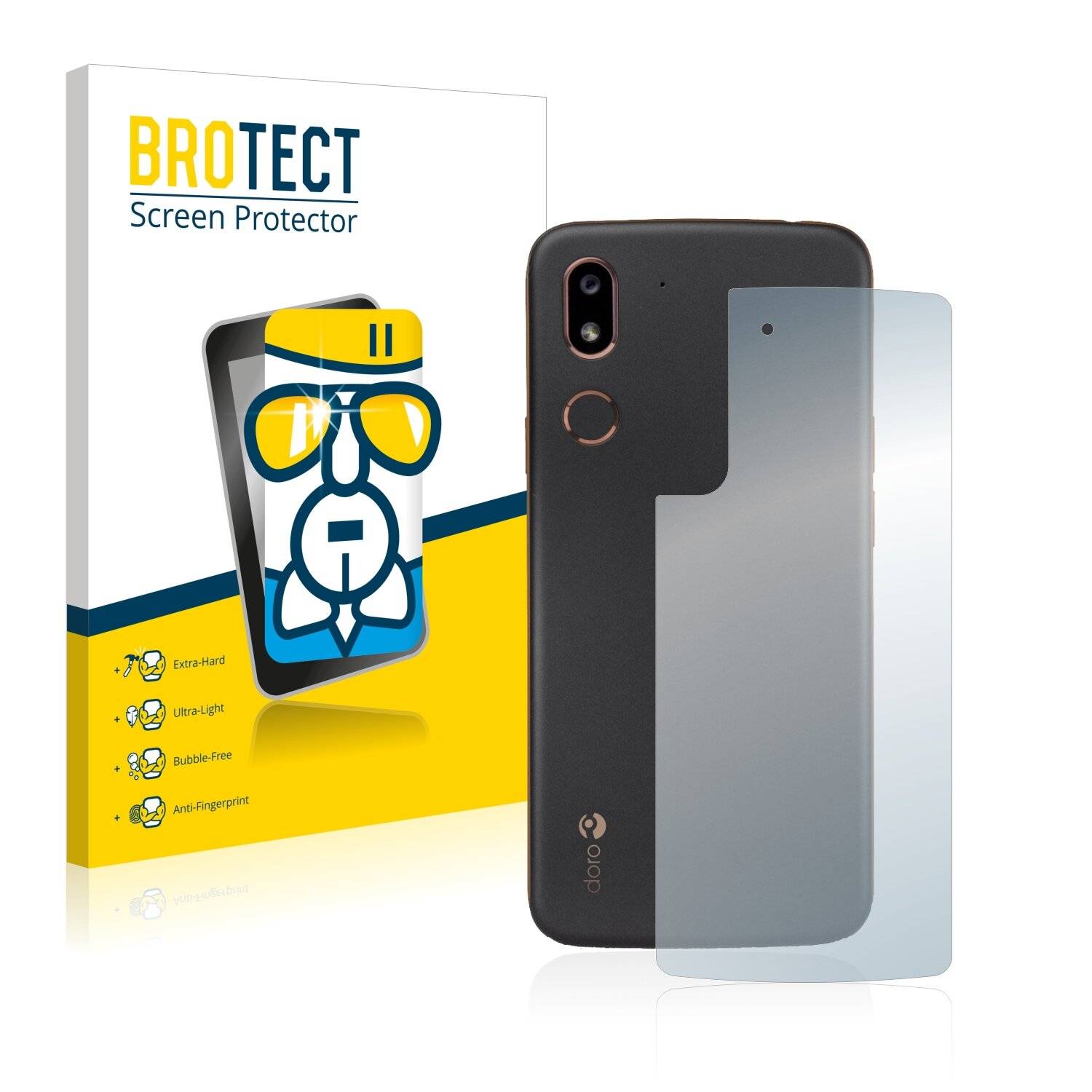 BROTECT AirGlass Schutzglas Folie für Doro 8080