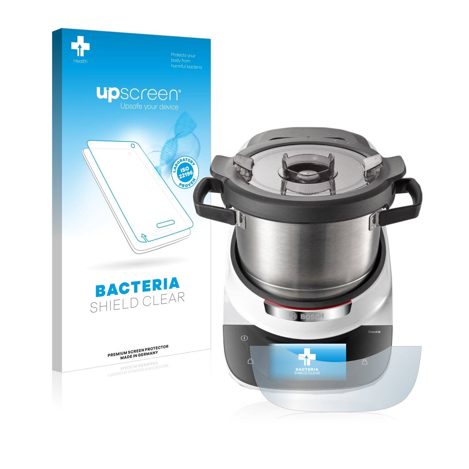 upscreen Bacteria Shield Clear Premium Antibakterielle Displayschutzfolie für Bosch
