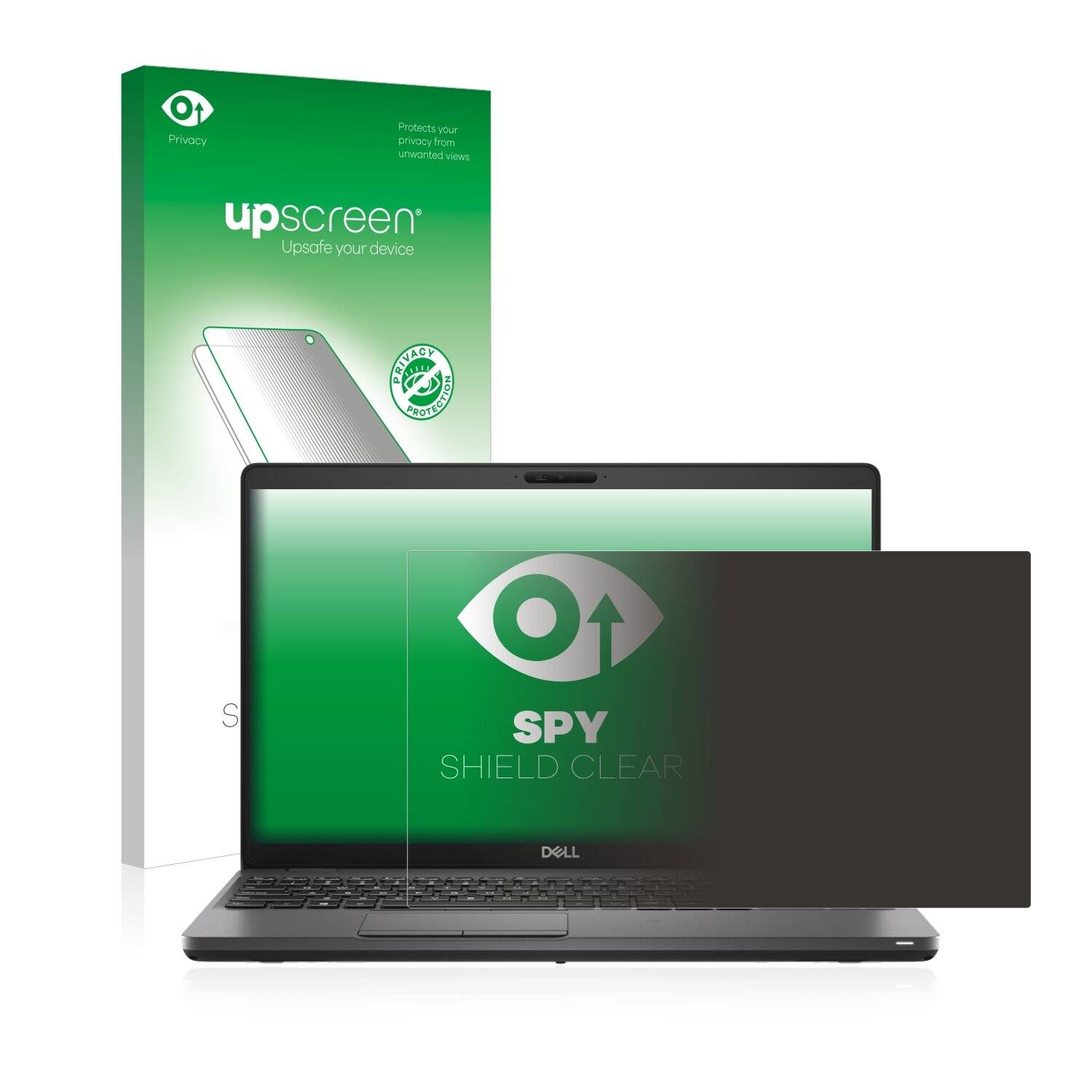 upscreen Spy Shield Clear Premium Blickschutzfolie für Dell Precision