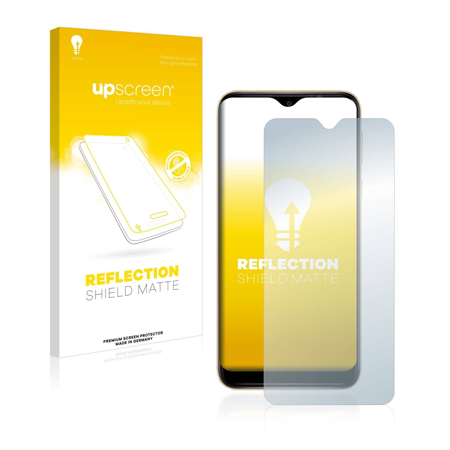 upscreen Reflection Shield Matte Premium Displayschutzfolie für Wiko