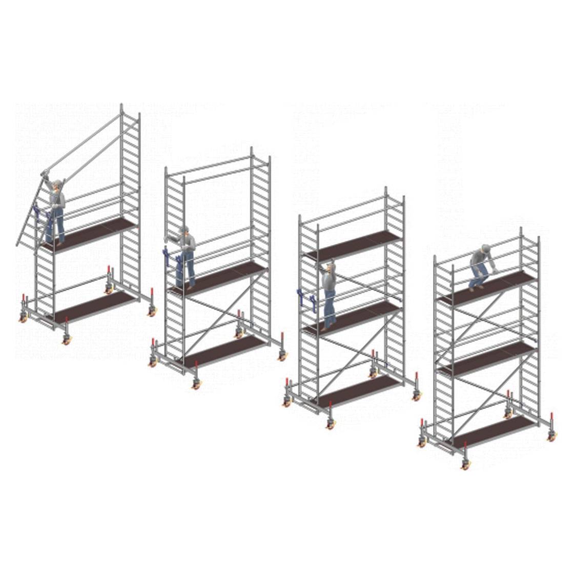 Layher Nachrüstset P2 für Gerüst Uni Standard 1401.110