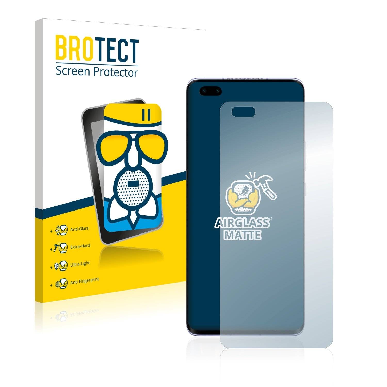 BROTECT AirGlass Matte Schutzglas Folie für Honor 30