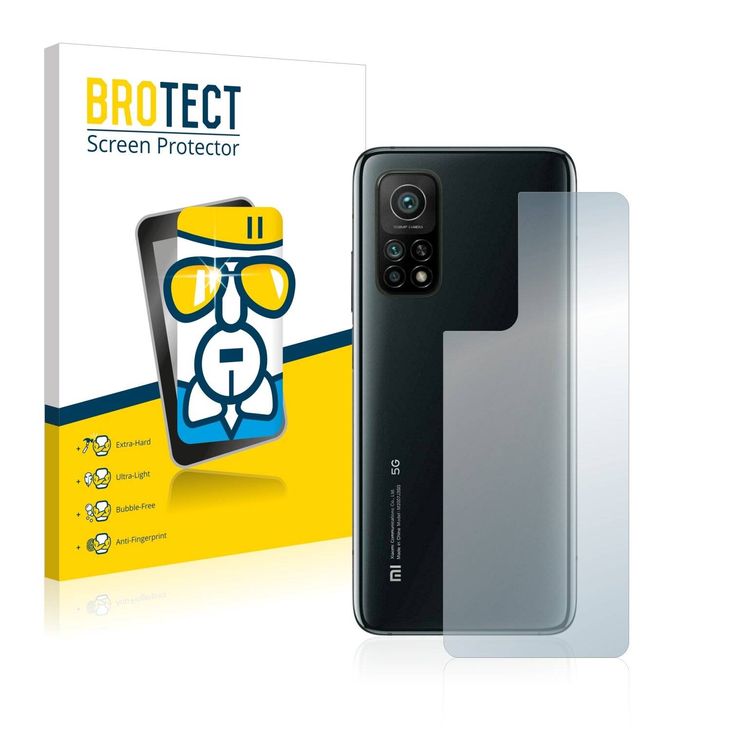 BROTECT AirGlass Schutzglas Folie für Xiaomi Mi 10T